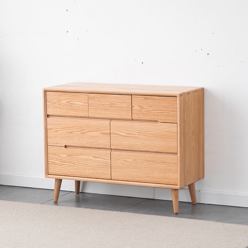Berlin solid oak 3+4 Drawer Lowboy