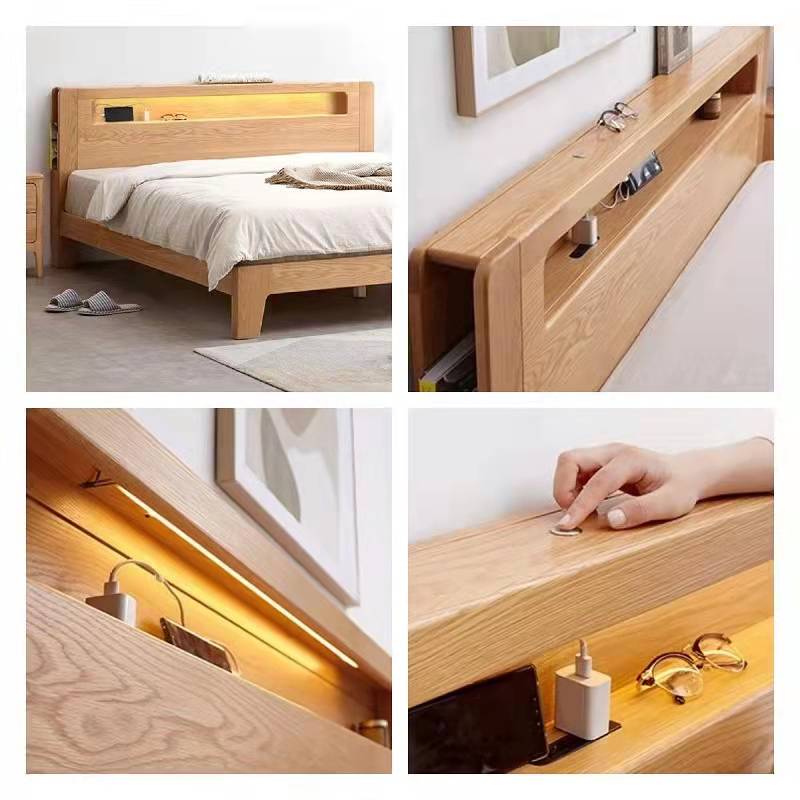 Seattle Solid Oak Bed Frame