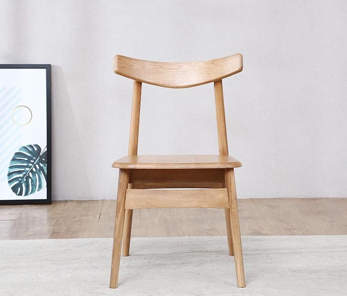 Navia Natural Solid Oak Dining Chair
