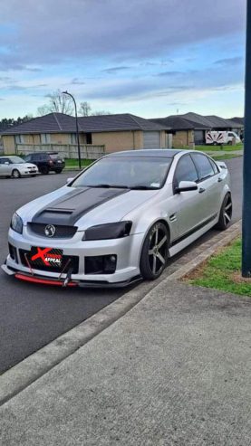 Universal Front Splitter (Gloss Black/Red) – All Makes/Models