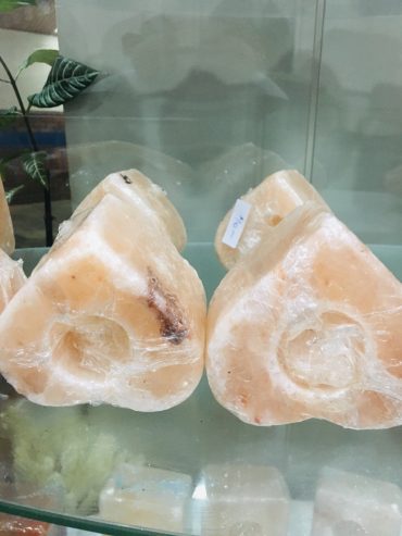 HIMALAYAN SALT CANDLE HOLDER, STAR SHAPE, HEART SHAPE ,IDEAL FOR GIFTING OR DECORATION