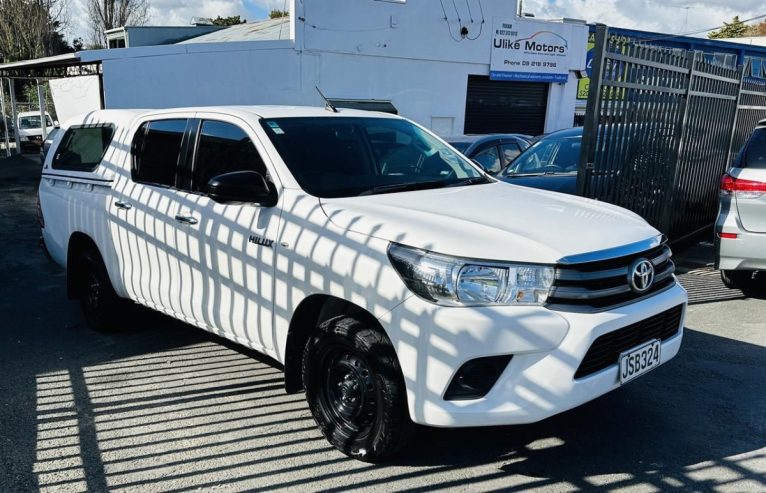 2016 Toyota Hilux 2.8TD,DC,2WD,NZ NEW.