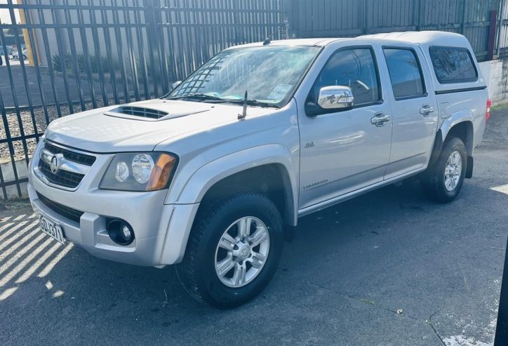 2011 Holden Colorado 3.0TD AUTO,LT CREW PU,NZ NEW.