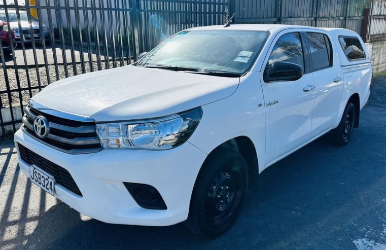 2016 Toyota Hilux 2.8TD,DC,2WD,NZ NEW.