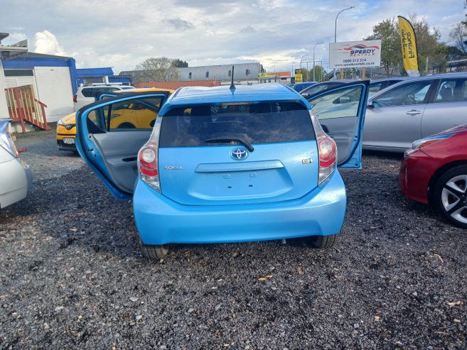 2012 Toyota aqua nz new, finance