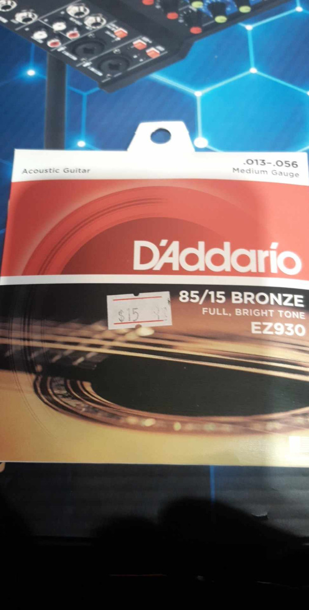 Acoustic Guitar String – $15 each