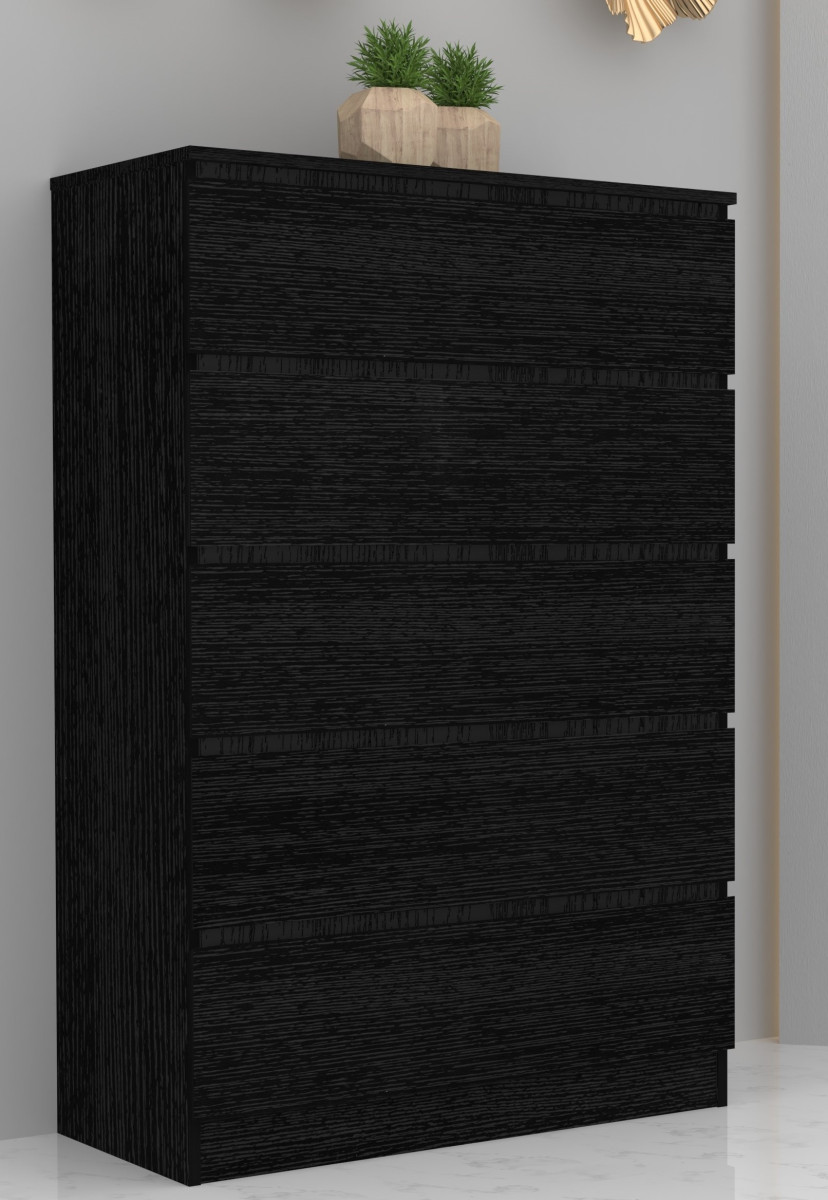 Tallboy – 5 Drawer – 3 colour choices