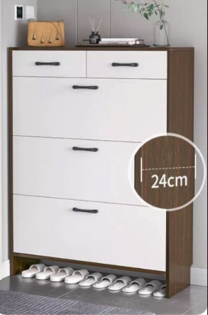 5 drawers Shoe cabinet 800X240x124H