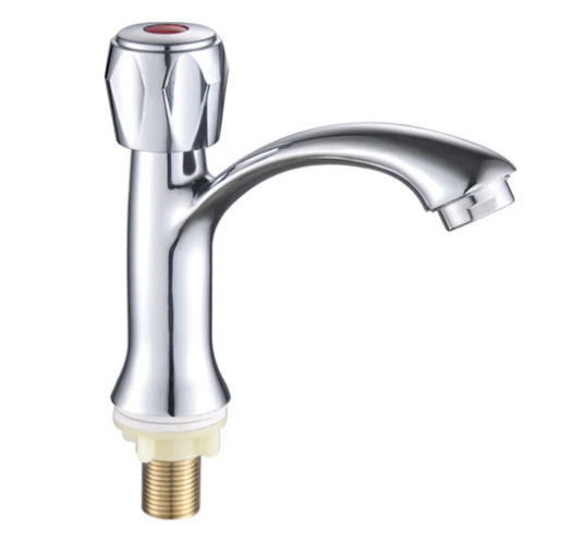 Single cold water wash hand basin tap faucet for bathroom