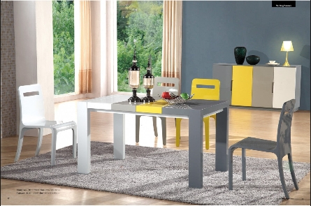 Three Mixed Color Dinning Table 1400*800*750mm