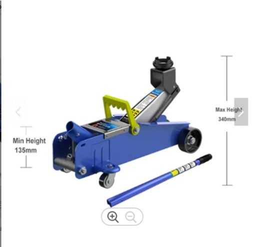 Car Jack electric Hydraulic Lifting Floor Jack Blue