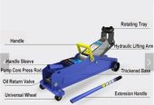 Car Jack electric Hydraulic Lifting Floor Jack Blue