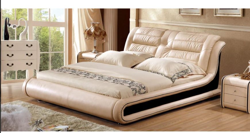 Lorraine Leather Bed Frame (830) Super King Multi Colour