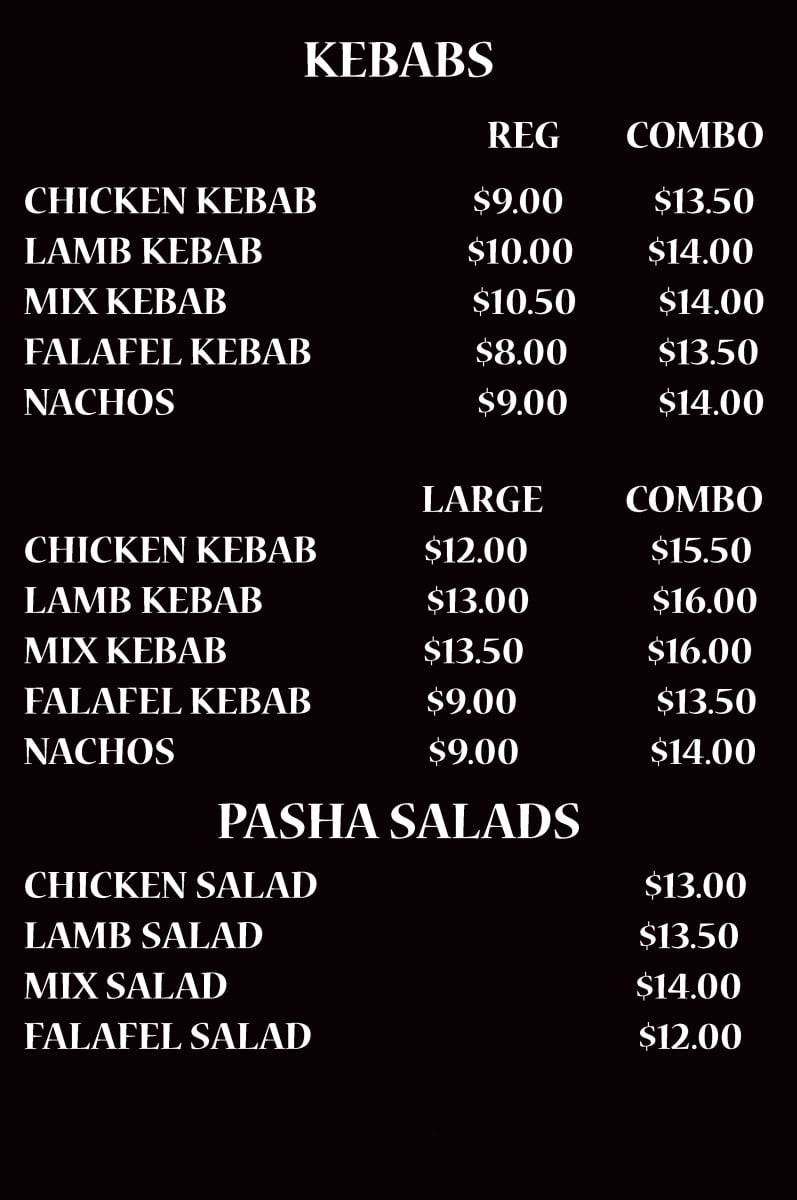 Pasha kebabs
