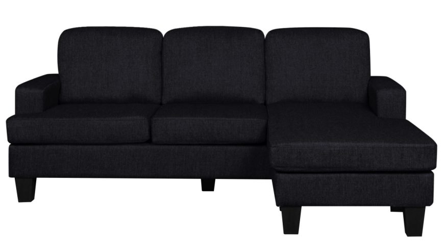 3 Seater Sofa with Reversible Chaise – 3 colour choices