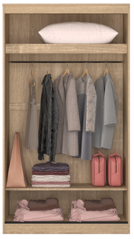 Wardrobe – Free Standing – Sliding Door – 2 colour choices