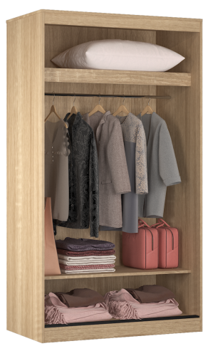 Wardrobe – Free Standing – Sliding Door – 2 colour choices