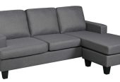 3 Seater Sofa with Reversible Chaise – 3 colour choices