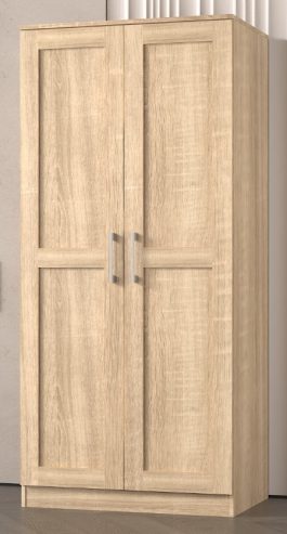 Wardrobe – Free Standing – 2 Doors – 2 Colour options