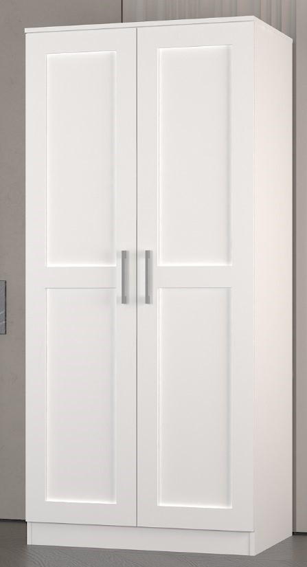 Wardrobe – Free Standing – 2 Doors – 2 Colour options