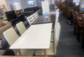 Dining table with 4 chairs 1.2 x 75