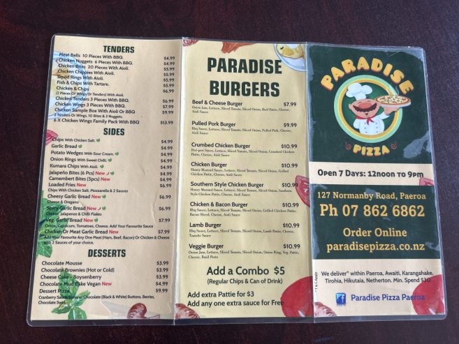 Paradise Pizza, Paeroa