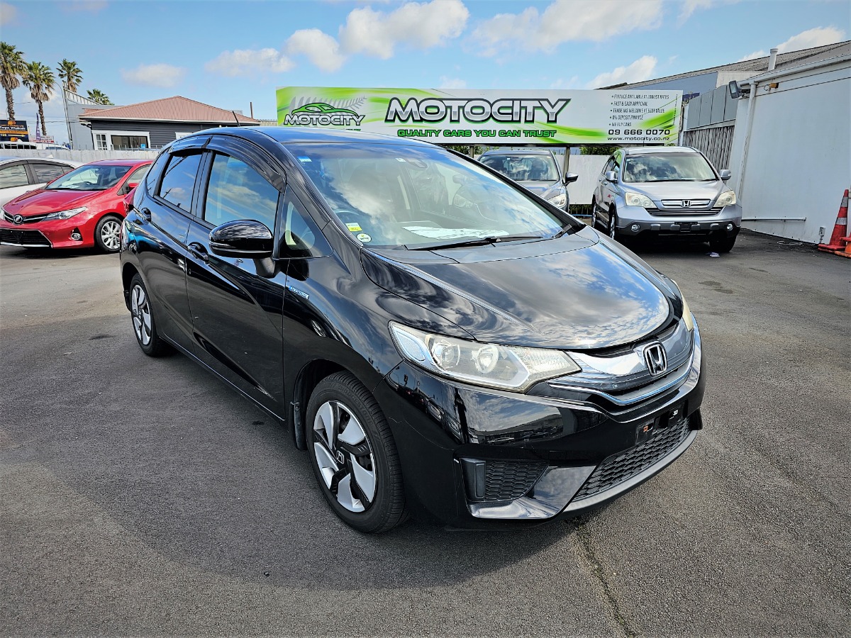 2014 HONDA FIT HALF LEATHER
