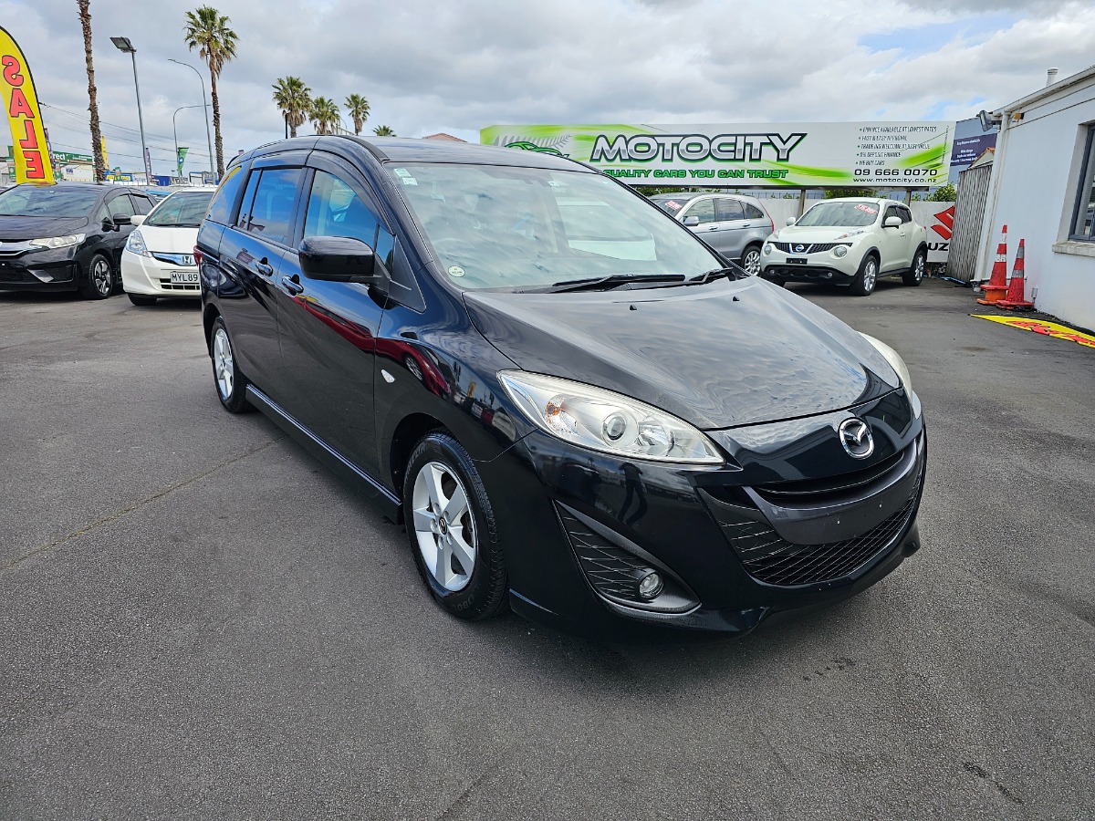 2014 MAZDA PREMACY 7 SEATER IN BLACK ON SALE