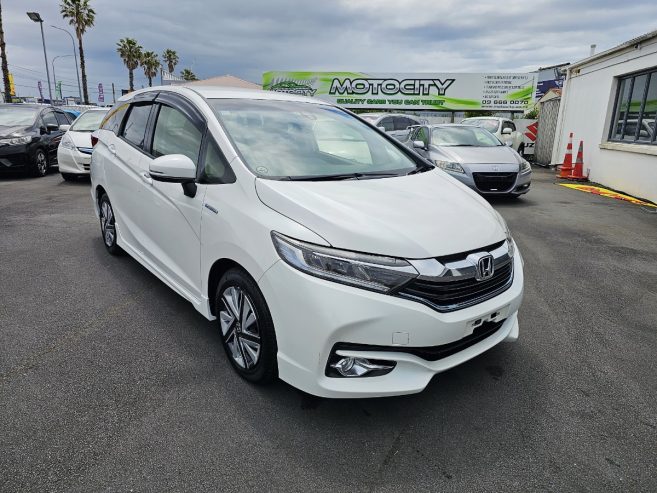 2017 HONDA FIT SUTTLE HYBRID HALF LEATHER