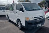 2009 Toyota Hiace Long Wheel Base Van Automatic