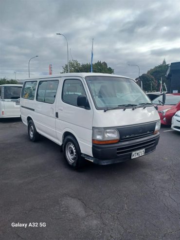 1998 Toyota Hiace Van Manual