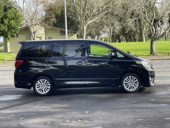 2012 Toyota Alphard 240S, 7 Seats, Power slide doors, Alloys Black Interior, Push start, Revering camera*