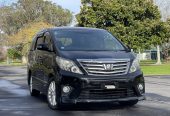 2012 Toyota Alphard 240S, 7 Seats, Power slide doors, Alloys Black Interior, Push start, Revering camera*