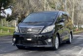 2012 Toyota Alphard 240S, 7 Seats, Power slide doors, Alloys Black Interior, Push start, Revering camera*