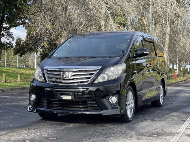 2012 Toyota Alphard 240S, 7 Seats, Power slide doors, Alloys Black Interior, Push start, Revering camera*