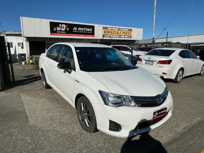 2014 Toyota Axio Corolla Hybrid Very Low Kms with Mags Sedan Automatic Hybrid/ Low Kms/ Mags