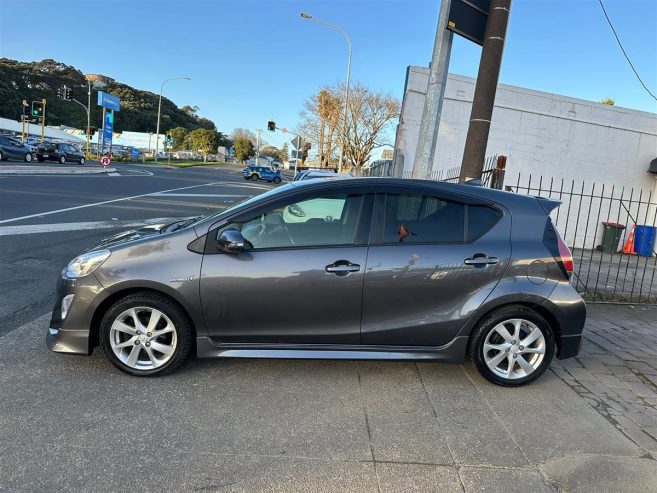 2014 Toyota Aqua Hybrid G with Cruise Control/ Bodykit/ Mags Hatchback Automatic 1 Year Warranty with 1 Year Roadside Service