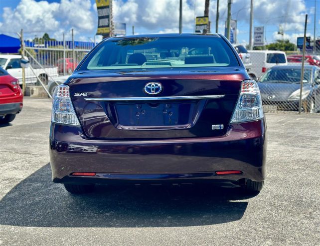 2013 Toyota Sai S Sedan Automatic