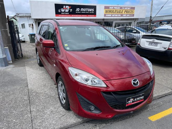 2013 Mazda Premacy Low Kms Done Rr. Power Doors Station Wagon Automatic 7 Seater/ All New Tyres/ Rev. Camera/ Low Kms