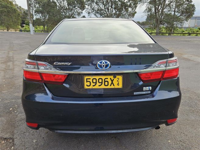 2015 Toyota Camry HYBRID NZ STEREO Sedan Automatic BLACK ALLOYS, REVERSING CAMERA