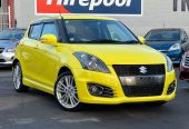 2013 Suzuki Swift Sports Model **Cruise Control, Paddle Shifters, Alloys, Special** *Push Button Start, Keyless Entry, Spoiler*