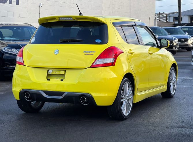 2013 Suzuki Swift Sports Model **Cruise Control, Paddle Shifters, Alloys, Special** *Push Button Start, Keyless Entry, Spoiler*