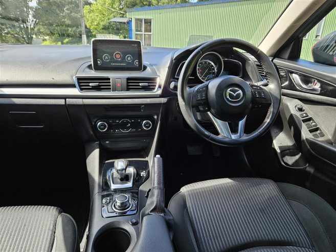 2014 Mazda Axela HYBRID, ON SPACIAL Sedan Automatic HUD,18″ BLACK ALLOYS, CRUISE CONTROL