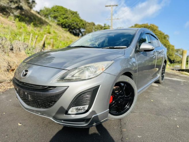 2010 Mazda Axela SPORTS !! STUNNING BLACK ALLOYS !! Sedan Tiptronic LOW KMS !! REV CAMERA !! SPORTS SPOILER !! PUSH BUTTON START !!