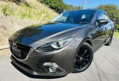 2014 Mazda Axela SPORTS !! HIGH SPEC !! SKYACTIVE ENGINE !! ONE OWNER IN JAPAN !! Sedan Tiptronic SUPER LOW 9,XXX KM’S !! CRUISE CONTROL !! REV CAMERA !! ALL NEW TIRES !! 2 KEYS