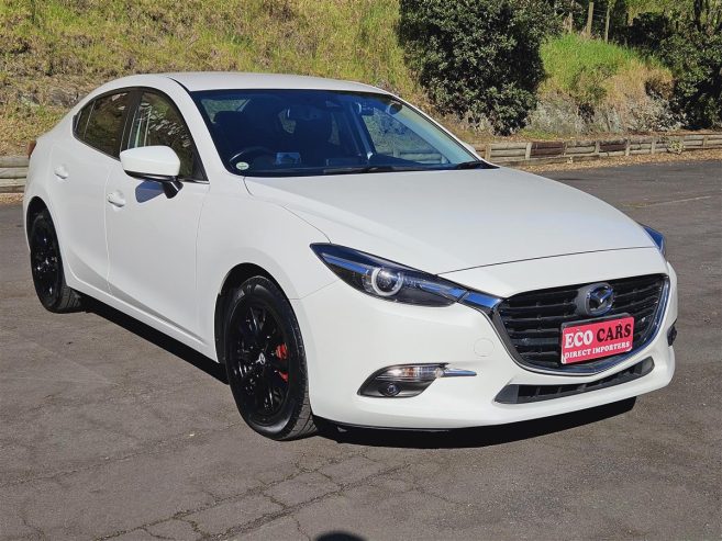 2016 Mazda Axela HYBRID, TOP SPEC, FACELIFT, BLACK ALLOYS Sedan Automatic CRUISE CONTROL, HEATED AND LEATHER SEATS, LOW KMS