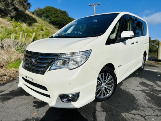 2016 Nissan Serena HYBRID !! TOP SPEC !! FULLY LOADED !! Van Automatic POWER DOORS !! 360 CAMERA !! PARKING SENSORS !! CRUISE CONTROL !! LANE ASSIST !!