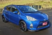 2014 Toyota Aqua HYBRID, S MODEL, NZ STEREO Hatchback Automatic BLACK ALLOY, REVERSING CAMERA