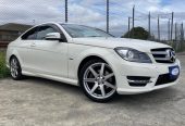 2012 Mercedes-Benz C250 Blue Efficiency, 1800cc, Petrol, 2 Door, Coupe, Automatic, Front Wheel, 86,912km