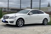 2012 Mercedes-Benz C250 Blue Efficiency, 1800cc, Petrol, 2 Door, Coupe, Automatic, Front Wheel, 86,912km